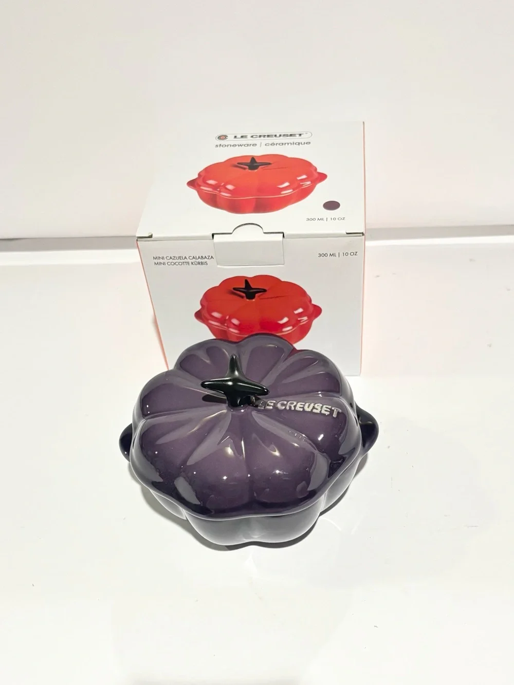 Le Creuset Cassis/Purple Pumpkin Mini Cocotte